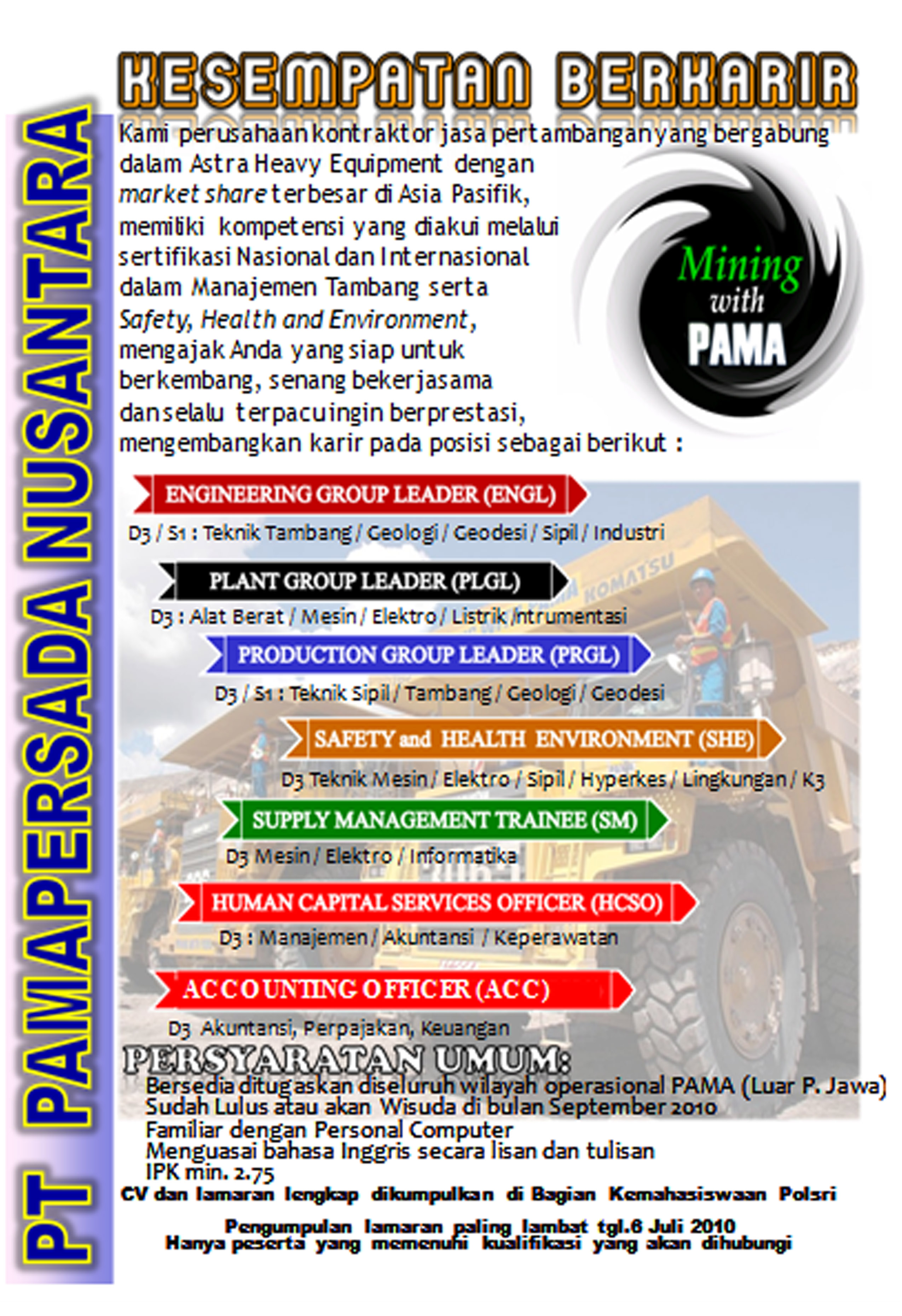 PT.Pamapersada Nusantara