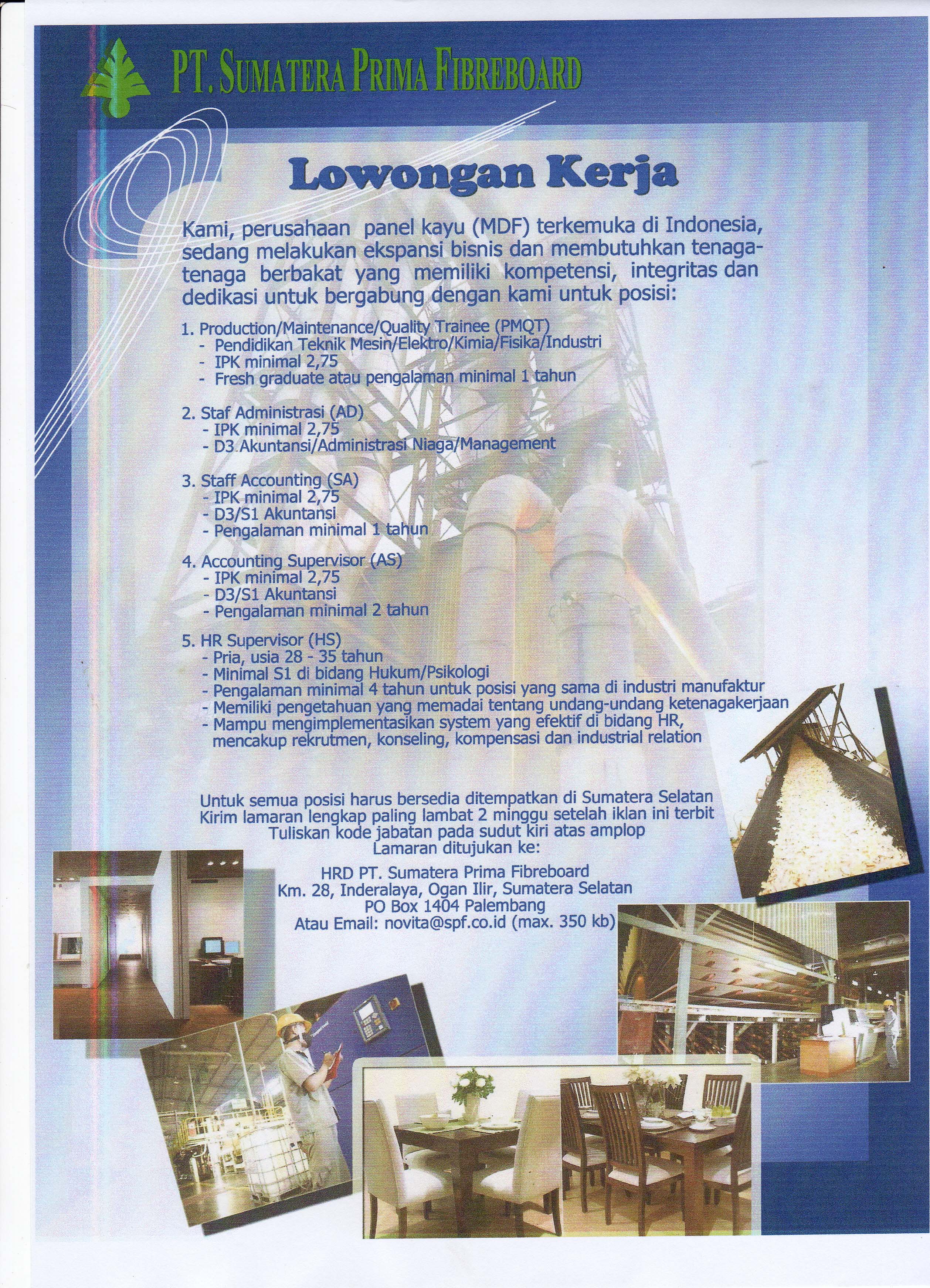 PT.Sumatera Prima Fibreboard