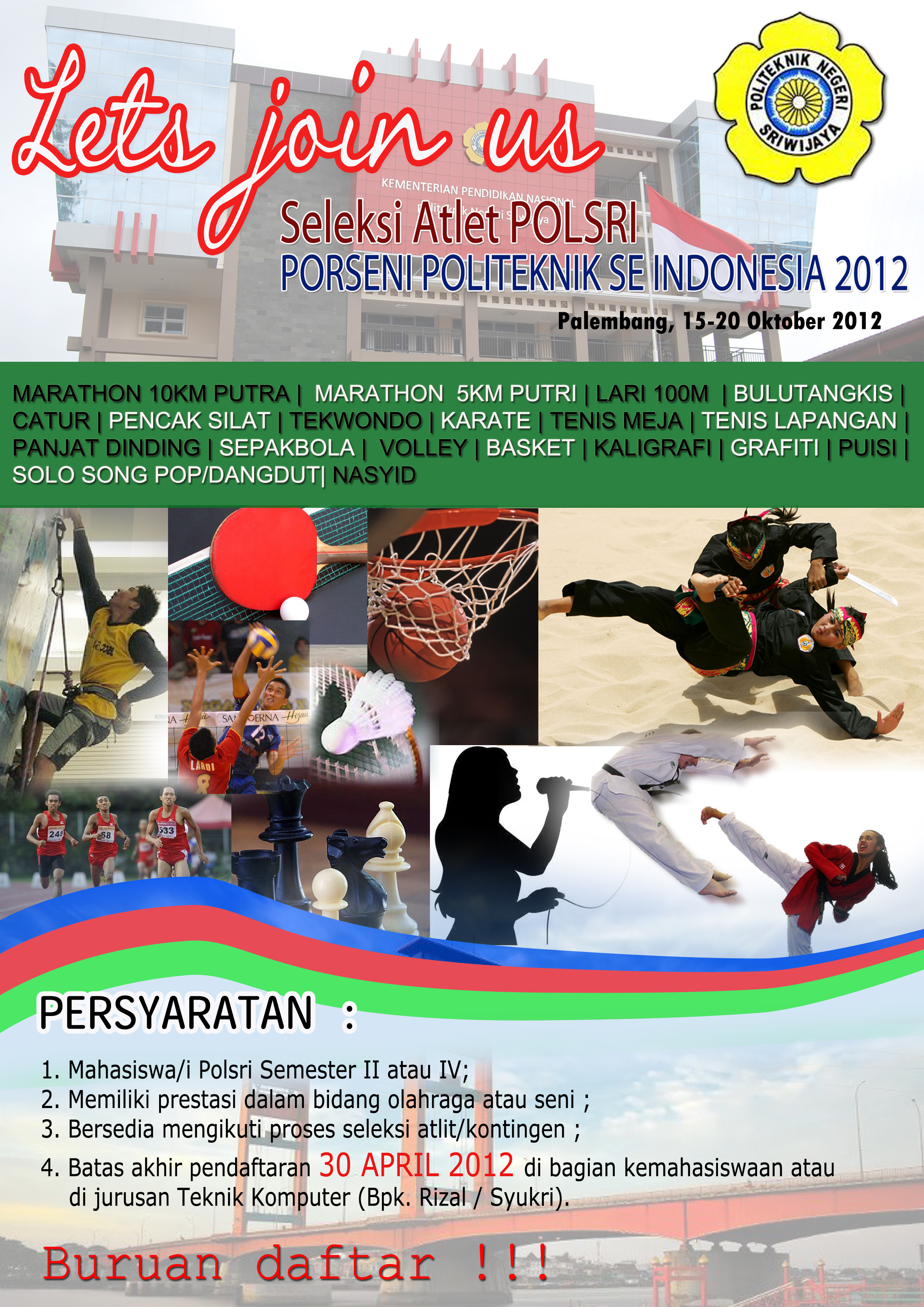 Seleksi Calon Atlet PORSENI IX